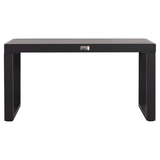 SUNLOUNGER SIDE TABLE SENTRY HM6275.03 ALUMINUM IN DARK GREY 87x43,5x45Hcm.