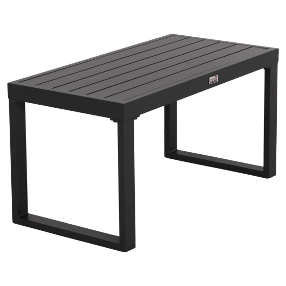 SUNLOUNGER SIDE TABLE SENTRY HM6275.03 ALUMINUM IN DARK GREY 87x43,5x45Hcm.