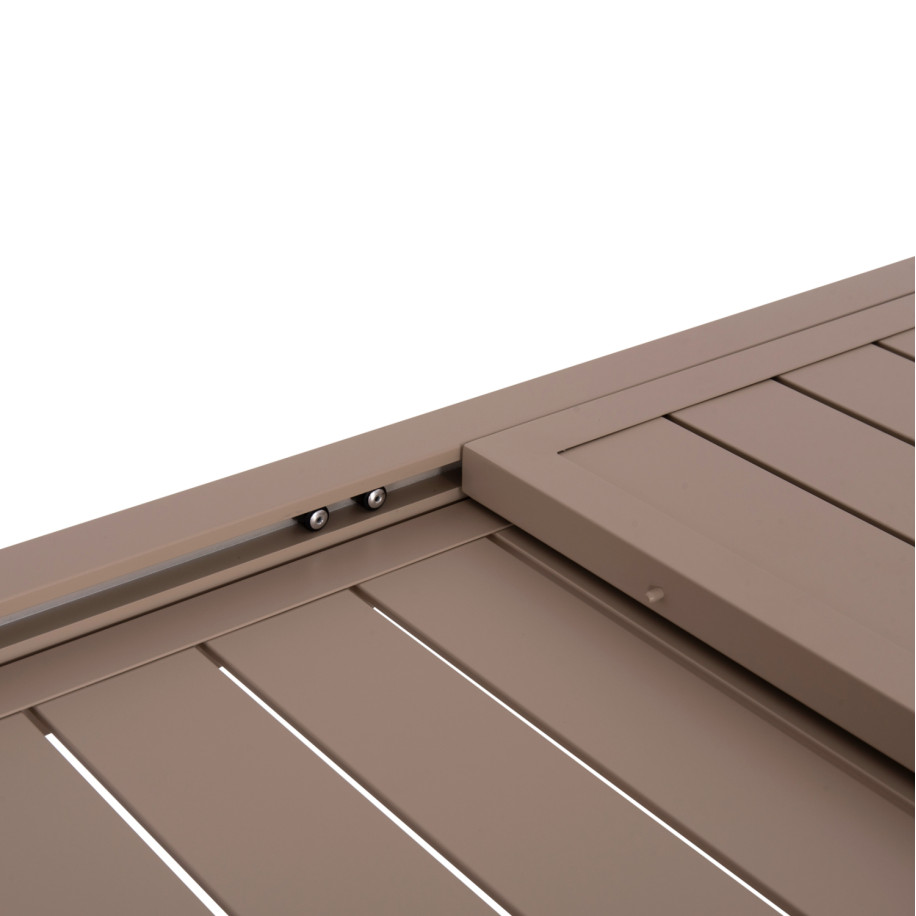 ΤΡΑΠΕΖΙ ΕΠΕΚΤΕΙΝΟΜΕΝΟ KRUM HM6277.04 ΑΛΟΥΜΙΝΙΟ ΚΑΠΟΥΤΣΙΝΟ 160-240x90x73Υεκ.