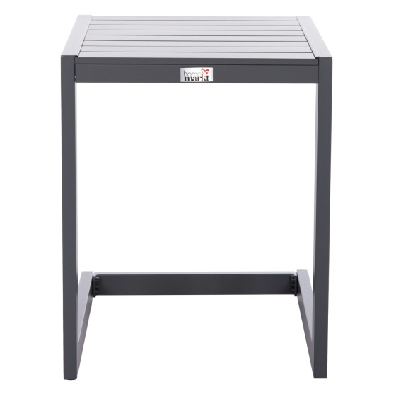 SUNLOUNGER SIDE TABLE BELLING HM6274.03 ALUMINUM IN DARK GREY 42x43x53Hcm.