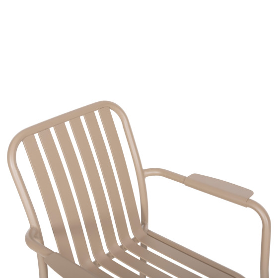 OUTDOOR DINING SET 7PCS KRUM HM21158 ALUMINUM IN CHAMPAGNE COLOR