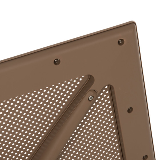 OUTDOOR DINING SET 3PCS CLEO HM21136 POLYPROPYLENE IN CAPPUCCINO COLOR