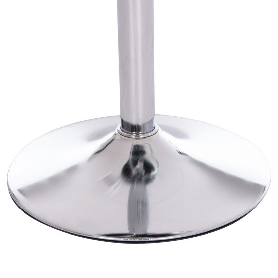 BAR STOOL ROSE HM204.46 CHROMED BASE & SUSPENSION & CYPRESS GREEN VELVET 48x45x105Hcm.