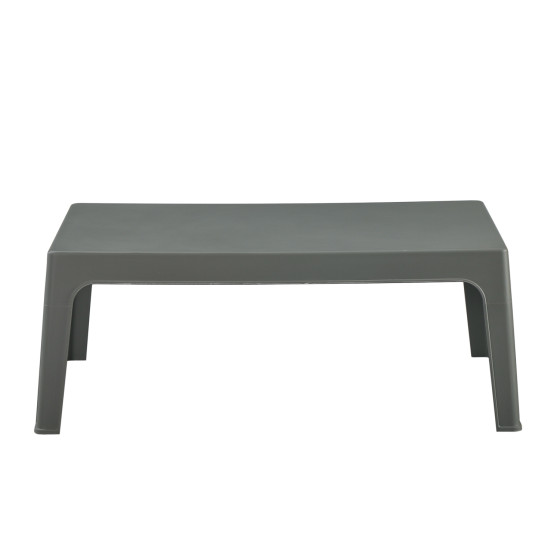 RECTANGULAR COFFEE TABLE SLEEK HM6367.05 POLYPROPYLENE IN DARK OLIVE 105x64x40Hcm.