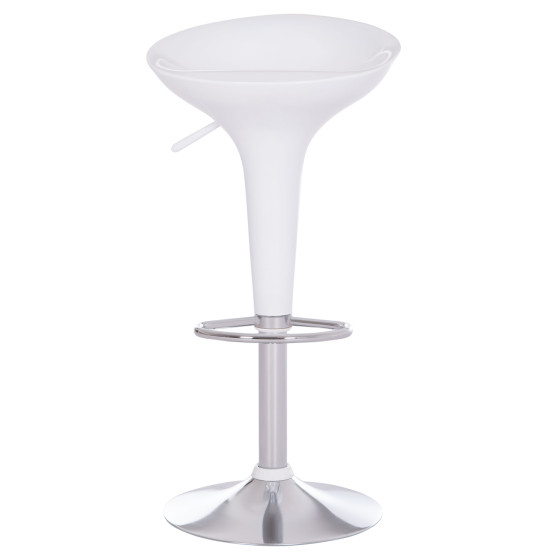 BAR STOOL SWIVEL DAISY HM200.22 ABS IN WHITE--SUSPENSION 44x38x85Hcm.