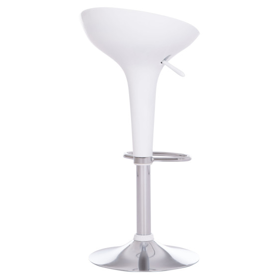 BAR STOOL SWIVEL DAISY HM200.22 ABS IN WHITE--SUSPENSION 44x38x85Hcm.