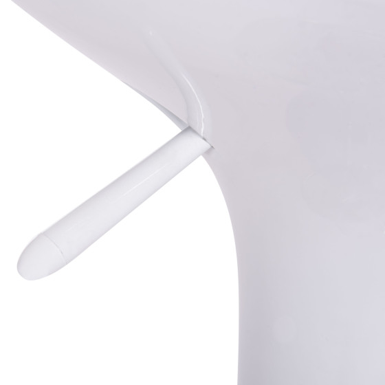 BAR STOOL SWIVEL DAISY HM200.22 ABS IN WHITE--SUSPENSION 44x38x85Hcm.