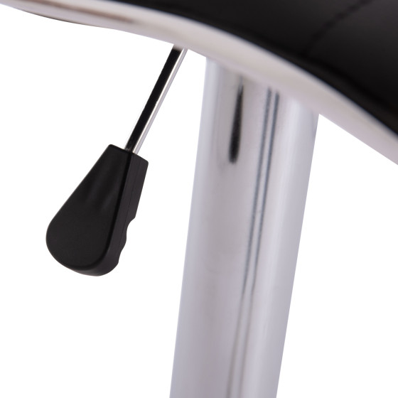 BAR STOOL SWIVEL NEXUS HM209.21 SUSPENSION & BLACK PU 43x47x116Hcm.