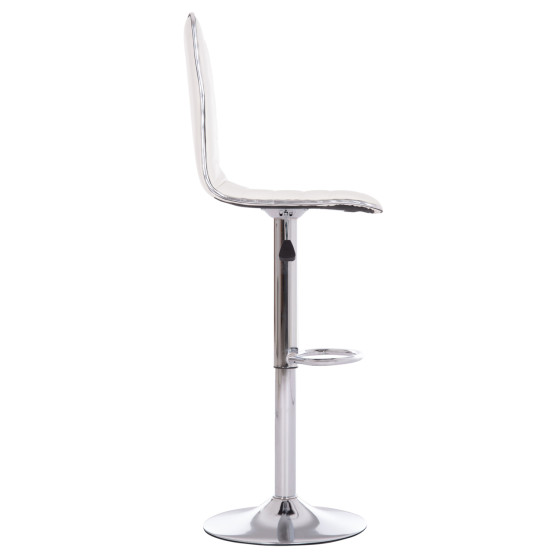 BAR STOOL SWIVEL NEXUS HM209.22 SUSPENSION & WHITE PU 43x47x116Hcm.