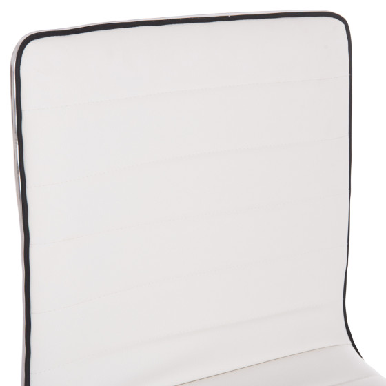 BAR STOOL SWIVEL NEXUS HM209.22 SUSPENSION & WHITE PU 43x47x116Hcm.