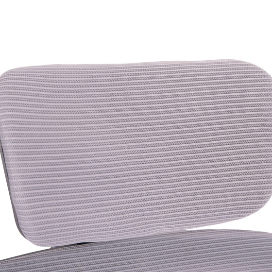 ΚΑΡΕΚΛΑ ΓΡΑΦΕΙΟΥ BASTON HM18236.02 ΓΚΡΙ MESH & ΜΑΥΡΟ PP ΣΚΕΛΕΤΟΣ 64x60x127Υεκ.