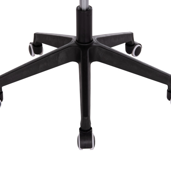 OFFICE CHAIR BASTON HM18236.02 GREY MESH FABRIC & BLACK PP FRAME 64x60x127Hcm.