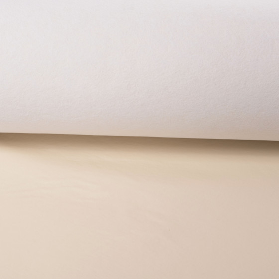 PU LEATHER IN BEIGE COLOR HM18332.03 147cm. WIDTH