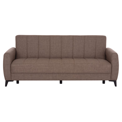 ΚΑΝΑΠΕΣ ΚΡΕΒΑΤΙ ΜΕ ΑΠΟΘ.ΧΩΡΟ TΡΙΘΕΣΙΟΣ NIKKO HM3292.02 ΚΑΦΕ ΥΦΑΣΜΑ 209x76x83Υεκ.