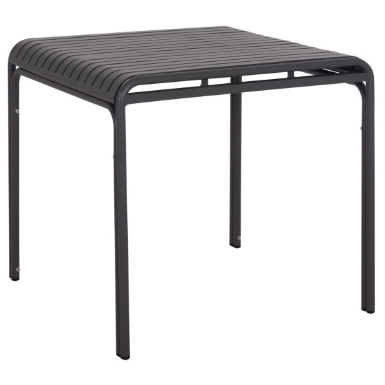 OUTDOOR SQUARE ALUMINUM TABLE RACHEL HM6338.01 GREY COLOR 80x80x76Hcm.
