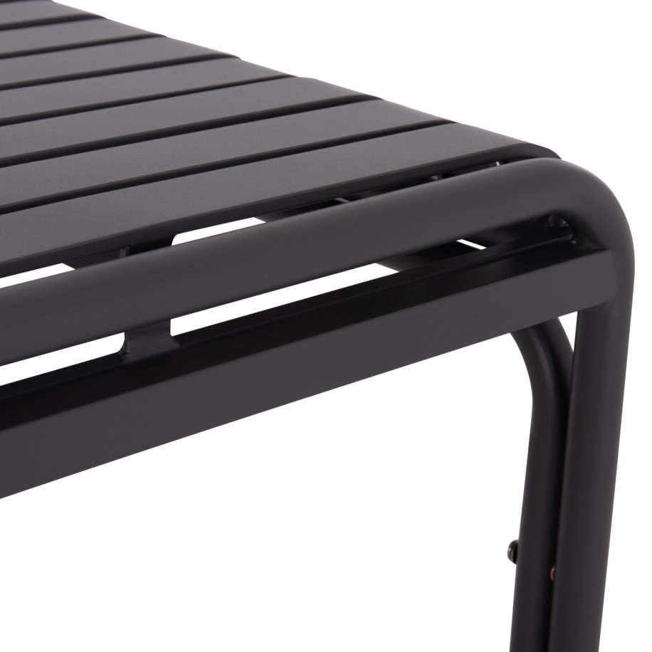 ΤΡΑΠΕΖΙ ΤΕΤΡΑΓΩΝΟ ΑΛΟΥΜΙΝΙΟΥ RACHEL HM6338.01 ΓΚΡΙ 80x80x76Υεκ.