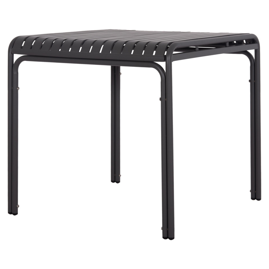 ΤΡΑΠΕΖΙ ΤΕΤΡΑΓΩΝΟ ΑΛΟΥΜΙΝΙΟΥ RACHEL HM6338.01 ΓΚΡΙ 80x80x76Υεκ.