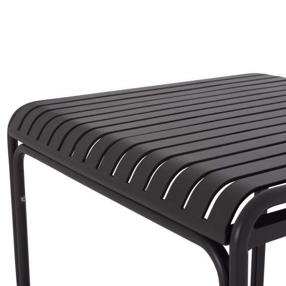 OUTDOOR SQUARE ALUMINUM TABLE RACHEL HM6338.01 GREY COLOR 80x80x76Hcm.