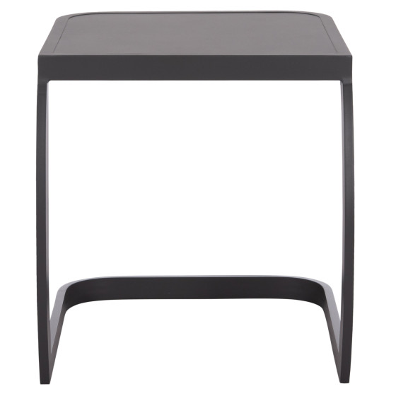 SUNBED SIDE TABLE RICKON HM6324.01 ALUMINUM IN GREY COLOR 45x48x49.5Hcm.