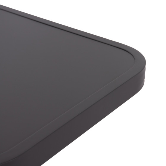 SUNBED SIDE TABLE RICKON HM6324.01 ALUMINUM IN GREY COLOR 45x48x49.5Hcm.