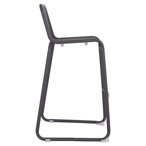 ΣΚΑΜΠΟ ΜΠΑΡ ΑΛΟΥΜΙΝΙΟΥ RACHEL HM6341.01 ΓΚΡΙ 47x56,5x98,5Υεκ.