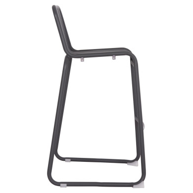 ΣΚΑΜΠΟ ΜΠΑΡ ΑΛΟΥΜΙΝΙΟΥ RACHEL HM6341.01 ΓΚΡΙ 47x56,5x98,5Υεκ.