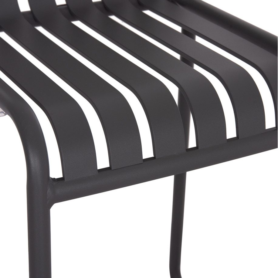 ΣΚΑΜΠΟ ΜΠΑΡ ΑΛΟΥΜΙΝΙΟΥ RACHEL HM6341.01 ΓΚΡΙ 47x56,5x98,5Υεκ.