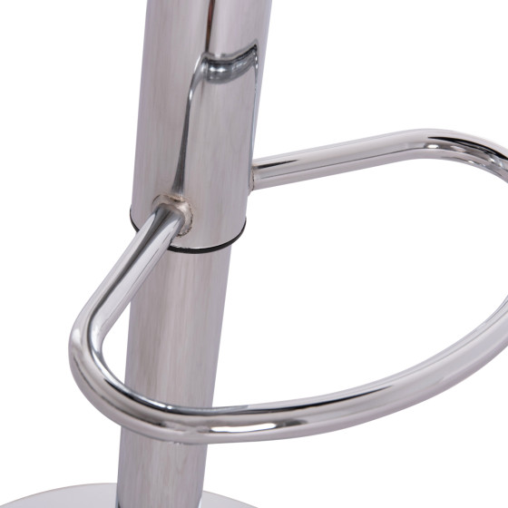 BAR STOOL SWIVEL GANNA HM201.21 WITH SUSPENSION-BLACK PU 44x42x87Hcm.