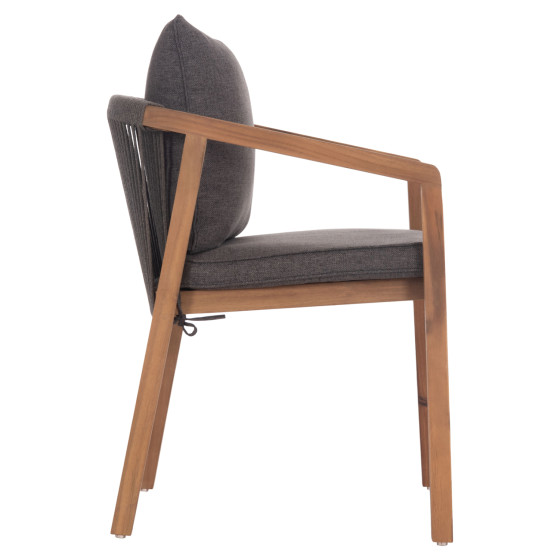 ΠΟΛΥΘΡΟΝΑ CONTREL HM6244.02 ΞΥΛΟ ΑΚΑΚΙΑΣ ΦΥΣΙΚΟ-ΣΧΟΙΝΙ & ΜΑΞΙΛΑΡΙΑ ΓΚΡΙ 58x60x74Υεκ.