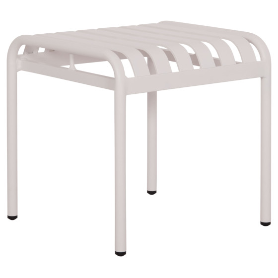 ALUMINUM STOOL RACHEL HM6340.02 WHITE COLOR 45x45x46Hcm.