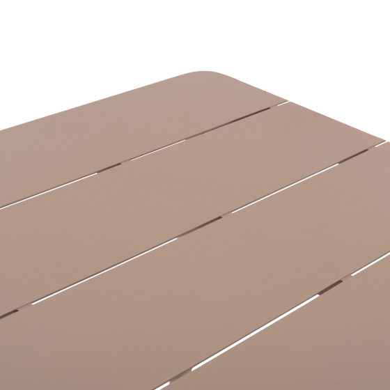 ΤΡΑΠΕΖΙ ΑΛΟΥΜΙΝΙΟΥ ΟΡΘΟΓΩΝΙΟ HIGER HM6291.04 ΚΑΠΟΥΤΣΙΝΟ 160x90x78Υεκ.