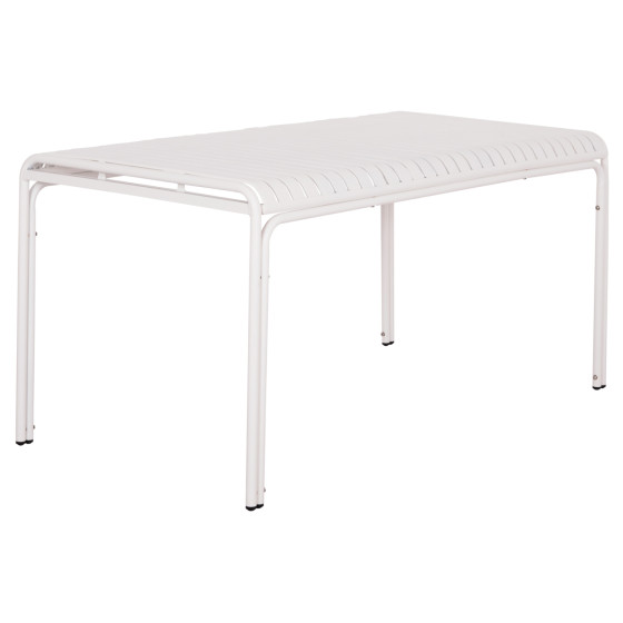 ΤΡΑΠΕΖΙ ΑΛΟΥΜΙΝΙΟΥ RACHEL HM6339.02 ΛΕΥΚΟ 150x80x75Υεκ.