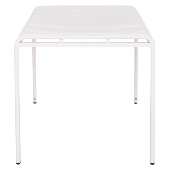 OUTDOOR ALUMINUM TABLE RACHEL HM6339.02 WHITE COLOR 150x80x75Hcm.