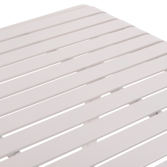 OUTDOOR ALUMINUM TABLE RACHEL HM6339.02 WHITE COLOR 150x80x75Hcm.