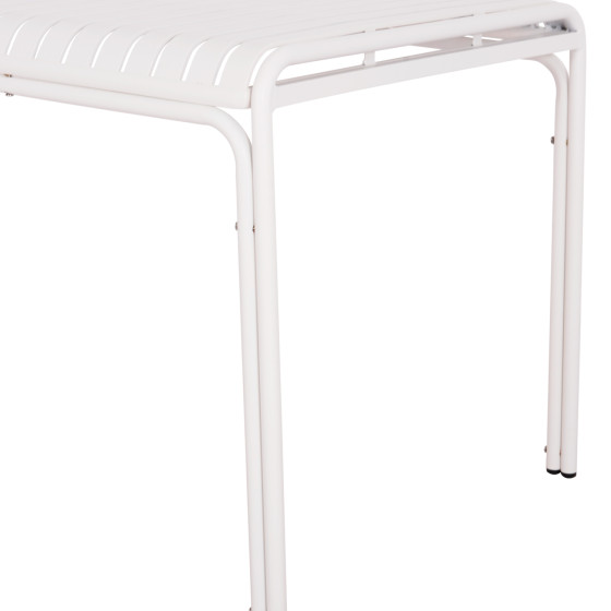 OUTDOOR ALUMINUM TABLE RACHEL HM6339.02 WHITE COLOR 150x80x75Hcm.