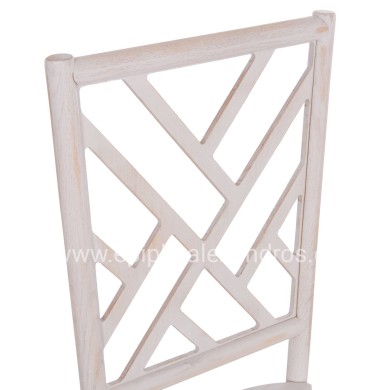 ΚΑΡΕΚΛΑ ΑΠΟ ΞΥΛΟ ΤΟΟΝ WHITE WASH 44.5x48x96Υεκ.HM9410.05