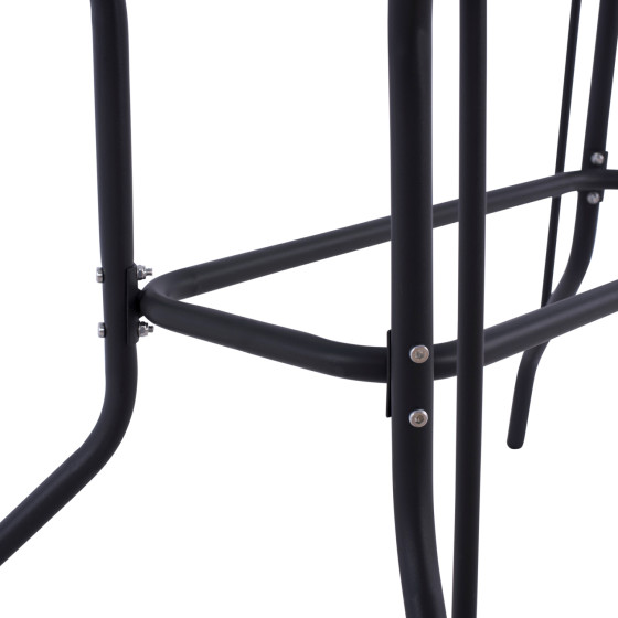 ΣΕΤ ΤΡΑΠΕΖΑΡΙΑΣ 5ΤΜΧ ADAM HM21219 ΚΑΡΕΚΛΕΣ ΜΕΤΑΛΛΙΚΕΣ & ΤΡΑΠΕΖΙ 110x60 ΓΚΡΙ