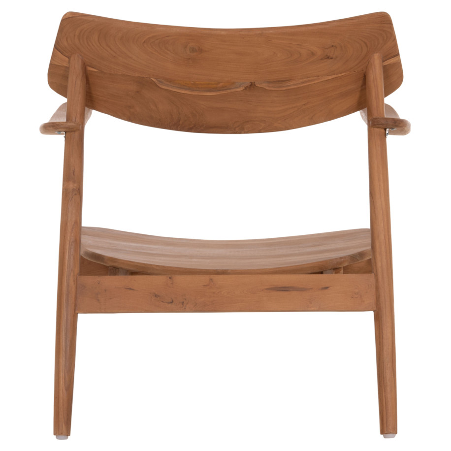 LOUNGE ARMCHAIR RANGER HM18255.01 TEAK WOOD IN NATURAL 70x73x73Hcm.