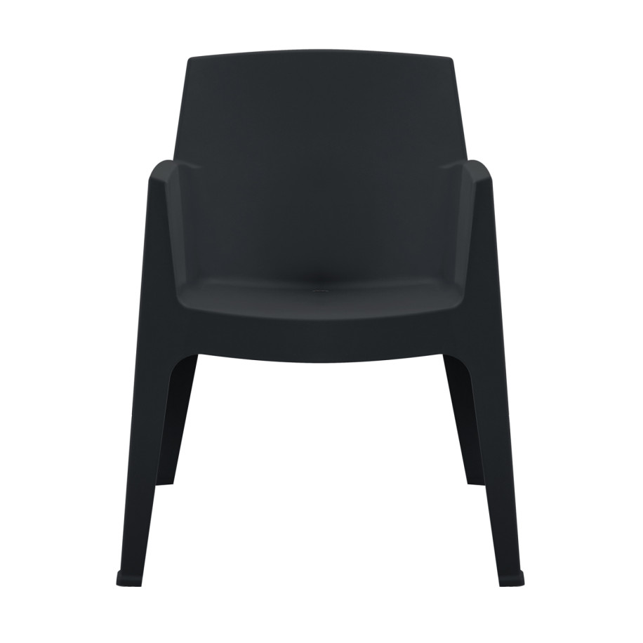 ΠΟΛΥΘΡΟΝΑ ΠΟΛΥΠΡΟΠΥΛΕΝΙΟΥ SLEEK HM6370.02 ΜΑΥΡΗ 68x63x82,5Υεκ.