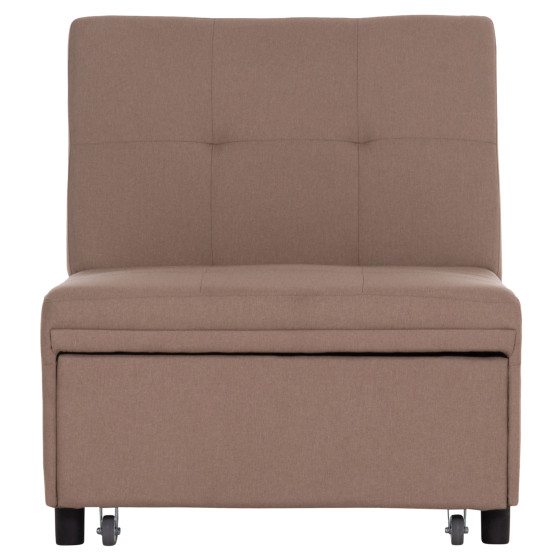 LOUNGE CHAIR-BED LIBRE HM3295.03 BEIGE FABRIC 75x106x87Hcm.