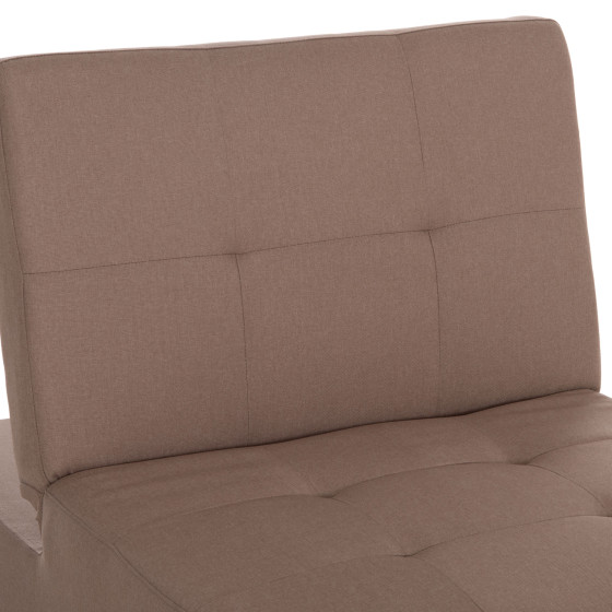 LOUNGE CHAIR-BED LIBRE HM3295.03 BEIGE FABRIC 75x106x87Hcm.