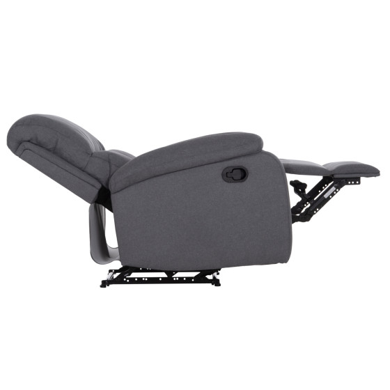 ΠΟΛΥΘΡΟΝΑ RELAX DIONI HM3296.01 ΓΚΡΙ ΥΦΑΣΜΑ 85x90x100Υεκ.