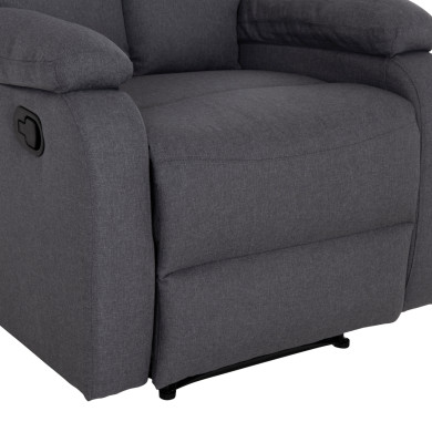ARMCHAIR RELAX DIONI HM3296.01 GREY FABRIC 85x90x100Hcm.