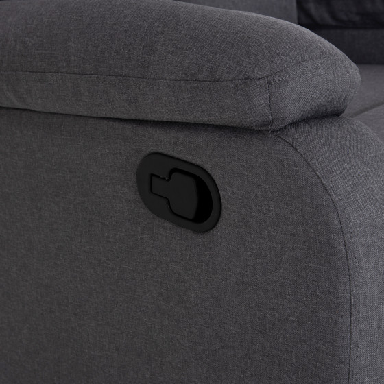 ARMCHAIR RELAX DIONI HM3296.01 GREY FABRIC 85x90x100Hcm.