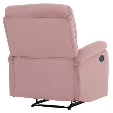 ARMCHAIR RELAX DIONI HM3296.02 PINK VELVET 85x90x100Hcm.