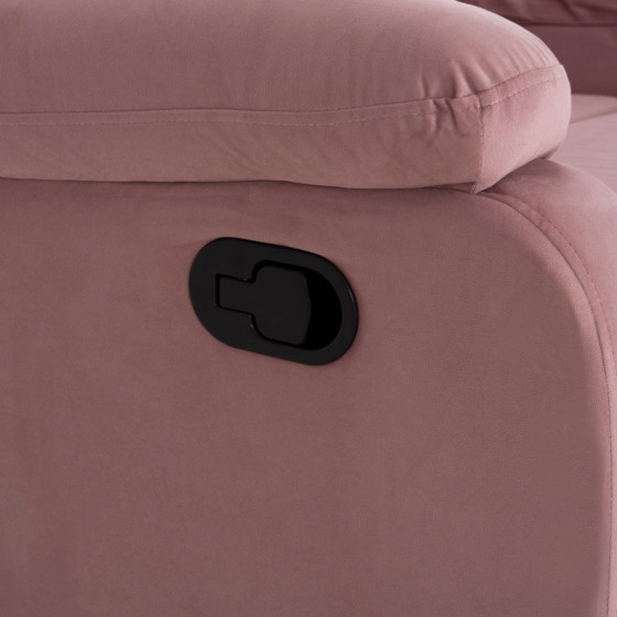 ARMCHAIR RELAX DIONI HM3296.02 PINK VELVET 85x90x100Hcm.