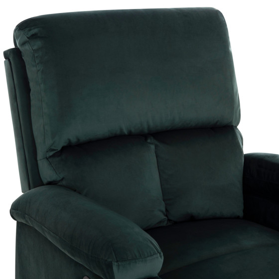 ARMCHAIR RELAX DIONI HM3296.05 GREEN VELVET 85x90x100Hcm.
