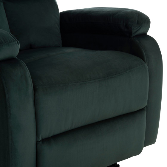ARMCHAIR RELAX DIONI HM3296.05 GREEN VELVET 85x90x100Hcm.