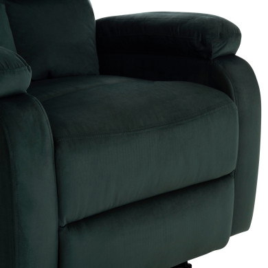 ARMCHAIR RELAX DIONI HM3296.05 GREEN VELVET 85x90x100Hcm.