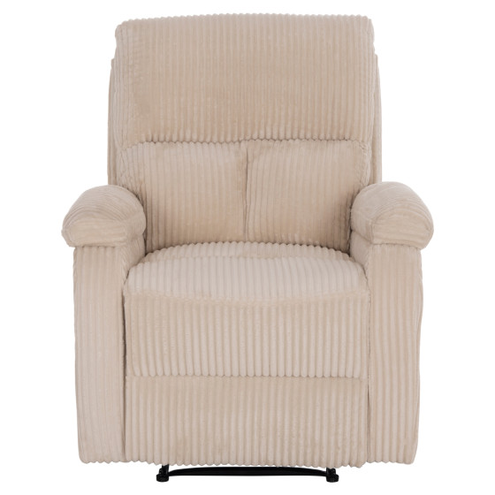 ARMCHAIR RELAX DIONI HM3296.12 BEIGE CORD FABRIC 85x90x100Hcm.